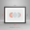Gerahmtes Poster - Schwarzer Rahmen - Stück Geometrisch Produktbild-Vorschau 5