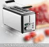A Steinborg toaster is shown with dimensions and text overlays indicating features and size. Podgląd zdjęcia produktu