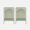 Set 2 comodini, tavolini industriali, Verde chiaro Anteprima dell’immagine prodotto 4