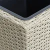 Polyrattan Blumenkübel Pflanzkübel 60 cm Rattan Blumentopf Produktbild-Vorschau 4