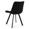 A black chair shown from the back on a white background. Podgląd zdjęcia produktu