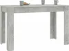 vidaXL Jídelní stůl Concrete Grey 120x60x76 cm Dřevěný Náhled obrázku produktu 3
