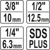 Yato YT-04686, Stahl, Sechskantschaft, 25,4 / 4 mm (1 / Produktbild-Vorschau 9