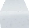 Tischläufer 30x200 cm Weiß Weihnachten Polyester Sterne Produktbild-Vorschau 1