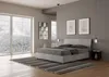 ITYHOME - Bett mit Lattenrost 160x200 schräges Kopfteil Produktbild-Vorschau 4