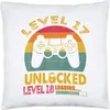 Level 17 Unlocked Level 18 Loading Kissen 17. Geburtstag Produktbild-Vorschau 1