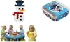 A collage of images showing Hama beads, children playing with beads, and a storage box. Podgląd zdjęcia produktu