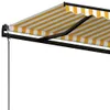 vidaXL Markise Automatisch Einziehbar 600x350 cm Gelb und Produktbild-Vorschau 5
