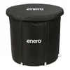 A black collapsible ice bath tub with a lid. Náhled obrázku produktu