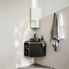 Meuble sous vasque d'angle SORRENTO avec vasque, robinet et Voir les images du produit 1