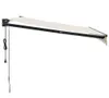 vidaXL Elektrische Markise mit Kurbel Creme 3x2,5 m Produktbild-Vorschau 6