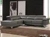 Relaxsofa Ecksofa Leder elektrisch - Ecke Links - Anthrazit Produktbild-Vorschau 7