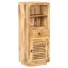 vidaXL Highboard 45x32x110 cm Bois de manguier rugueux Voir les images du produit 9