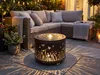 Gartenbrunnen mit LED Beleuchtung aus Metall runder Produktbild-Vorschau 7