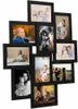 vidaXL Collage Bilderrahmen für 10x(10x15 cm) Fotos Schwarz Produktbild-Vorschau 7