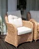 BELIANI Lounge Set Naturfarben Rattan 3-Teilig Geflochten Produktbild-Vorschau 6