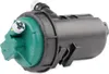 A black and green automotive fuel filter is shown against a white background. Voir les images du produit
