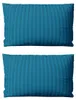 2 teilig Kissenbezüge 40x80 cm Mikrofaser Premium Damast Produktbild-Vorschau 1