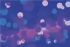 Wallario Poster - Blaue Kreise mit pink - harmonisches Produktbild-Vorschau 1