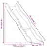 vidaXL Toboggan pour enfants bleu 174x38 cm Polypropylène Voir les images du produit 7
