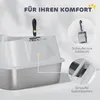 PawHut Katzentoilette Edelstahl Offene Katzenklo ohne Produktbild-Vorschau 8