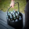 Flaschentasche Stahl Schwarz – Getränketräger 6 Flaschen 35 Produktbild-Vorschau 3