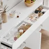 Hochglanz Sideboard Weiß 155x40x83cm, 2 Schubladen & 4 Produktbild-Vorschau 7