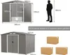 GOPLUS Gerätehaus mit Fundament,4,74 ㎡, 8,59 m³ Produktbild-Vorschau 5