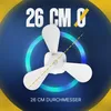 Mobiler Deckenventilator Akku Ø26 cm Weiß – leiser Produktbild-Vorschau 2