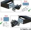 AHK Distanzplatte 125mm Flanschkugel 83x56/90mm Verzinkt Produktbild-Vorschau 3