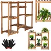 Soporte para plantas, escalera de madera para plantas, Vista previa de la imagen del producto 8