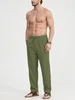 Herren Sommerhose Casual Luftig Leicht Locker Bequem Grün L Produktbild-Vorschau 3