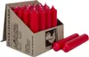Stabkerzen aus Paraffin, 100/22 mm, Weihnachtsrot, Produktbild-Vorschau 3