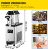 Macchina per granite commerciale di SucceBuy, 6 l a vasca Anteprima dell’immagine prodotto 7
