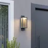 Lucande LED-Außenwandleuchte Ferdinand, Sensor, dunkelgrau Produktbild-Vorschau 3