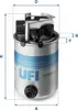 Kraftstofffilter UFI 24.095.01 für NISSAN Qashqai II (J11, Produktbild-Vorschau 6