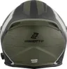 Casco jet Bluetooth Bogotto H586 BT, nero opaco/verde, Anteprima dell’immagine prodotto 4