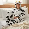 Onesie Kigurumi Pyjamas Kuh Verkleidung Kostüm S: 145 - Produktbild-Vorschau 4