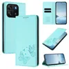 Étui en cuir pour Blackview Wave 6C, motif papillon, étui Voir les images du produit 2