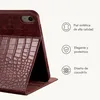 Croco funda tipo libro para Apple iPad Air 11 pulgada Vista previa de la imagen del producto 3