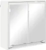 vidaXL Armadio a specchio per bagno bianco 60 x 20 x 60 cm Anteprima dell’immagine prodotto 1