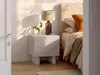 2er-Set Nachttische mit 1 Tür - MDF - Beige - LUDIMA Produktbild-Vorschau 2