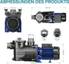 Pompa per piscina Wiltec 15000 l/h 750 W pompa per piscina Anteprima dell’immagine prodotto 4