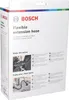 The image shows the packaging of a Bosch flexible extension hose for a cordless handstick vacuum cleaner. Voir les images du produit