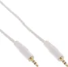 InLine Klinke Kabel, 3,5mm Stecker / Stecker, Stereo, weiß Produktbild-Vorschau 1