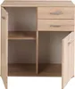 Kommode - Eiche Sonoma Nachbildung - B 71 cm - zwei Türen - Produktbild-Vorschau 11