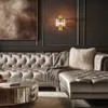 Elegante Margot Wandleuchte Gold mit Kristallschirm Produktbild-Vorschau 3