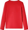 vidaXL Camicia a maniche lunghe da bambino rosso 104 Anteprima dell’immagine prodotto 1