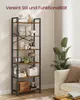 Vasagle LLS062B01, zwart, natuurhout, 6 planken, staal, Productafbeelding-voorbeeld 10