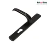 KOTARBAU® Drückerpaar 72 mm mit Langem Schild Schwarz für Produktbild-Vorschau 6